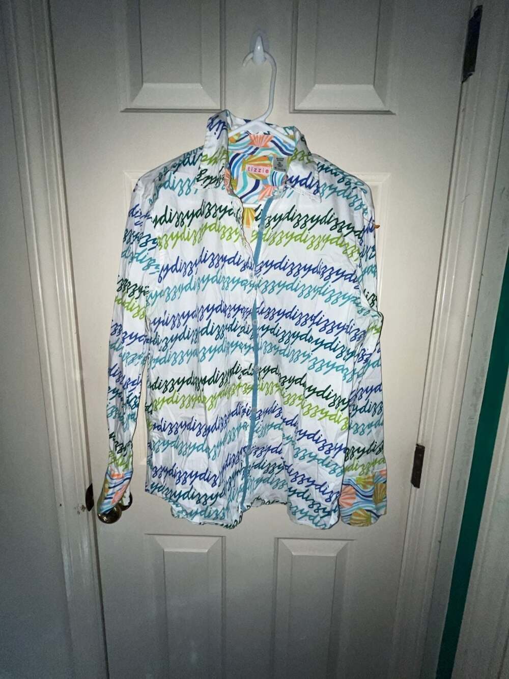Tizzie Long Sleeve Button Down Shirt Size XL